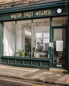 Exterior of Walton Street Wellness, Aesthetic, Skin, Osteopathy and Lifestyle Medicine Clinic in Jericho Oxford
